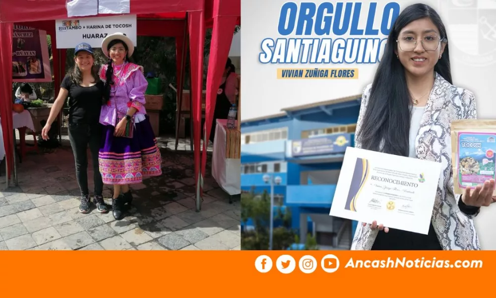 Ancash: Santiaguina gana concurso Nacional del Maíz Morado