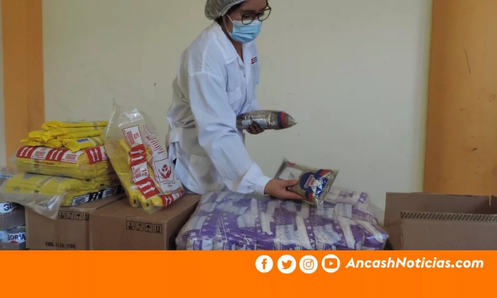 Ancash: Entregan 100 toneladas de alimentos a municipalidades