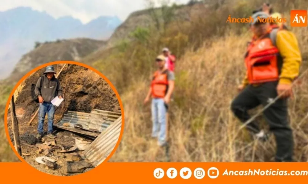 Áncash: incendio forestal arrasa con 120 hectáreas y destruye una vivienda en Huari