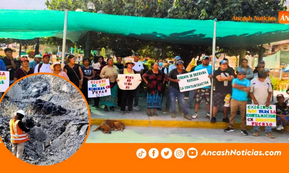 Áncash: paralizan mina en Corongo por denuncias de contaminación