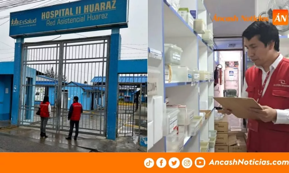 Supervisan abastecimiento de medicamentos en hospitales de Huaraz y Chimbote