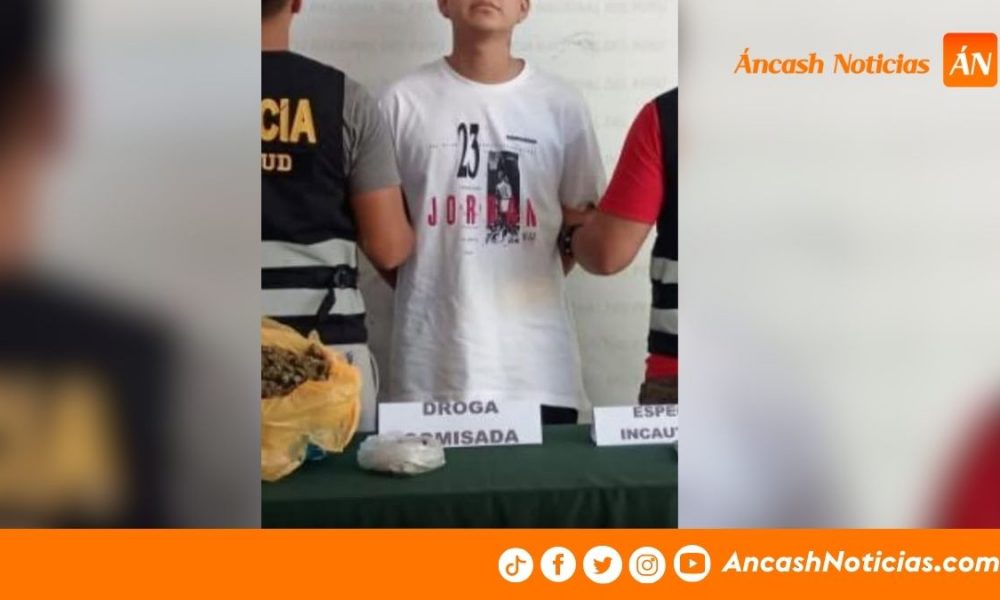 Áncash: Joven es detenido acusado de distribuir droga bajo modalidad “delivery” en Casma