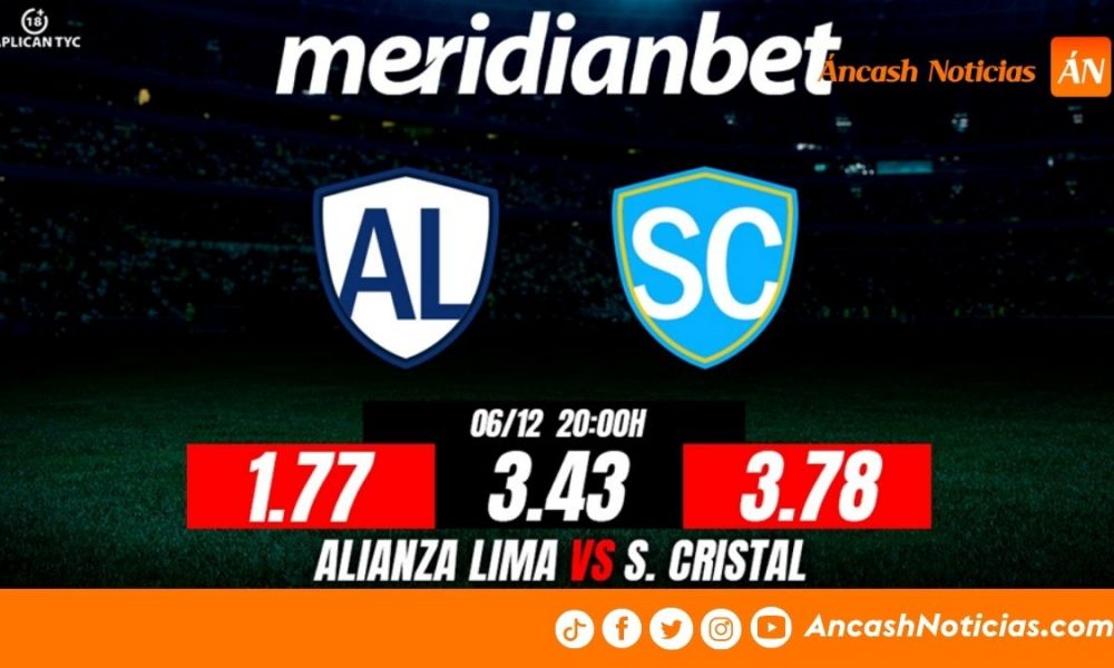 Alianza Lima vs Sporting Cristal: ¡Juega en los playoffs de la Liga 1 y gana S/. 30,000 en premios con Meridianbet!
