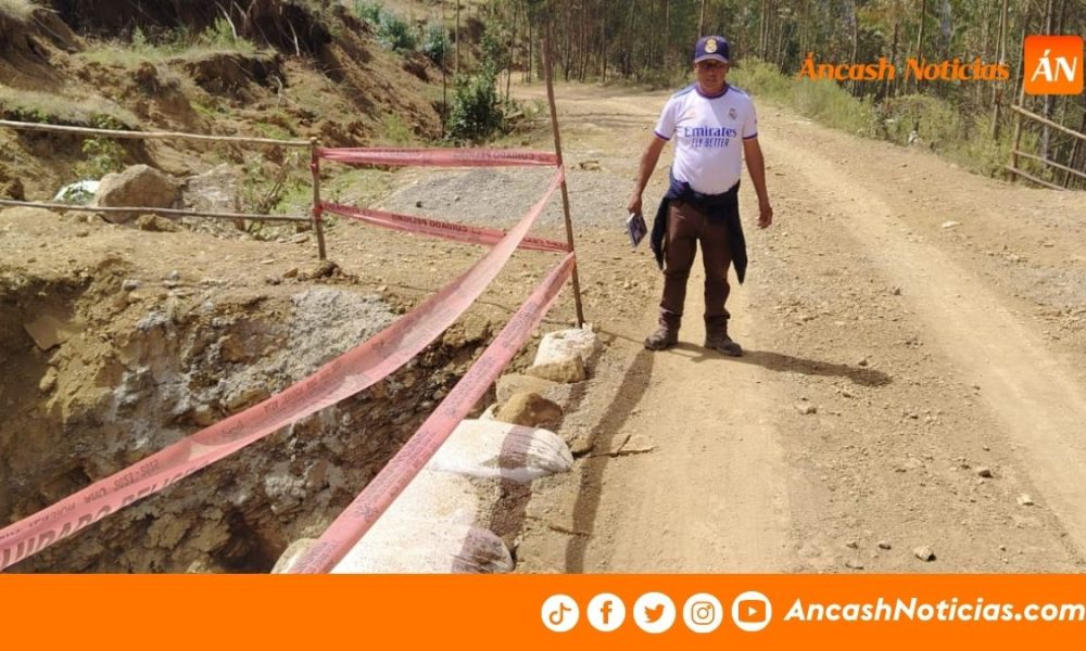 Áncash: alcalde de Collón advierte retraso en obra vial Lucma–Collón–Pashpa