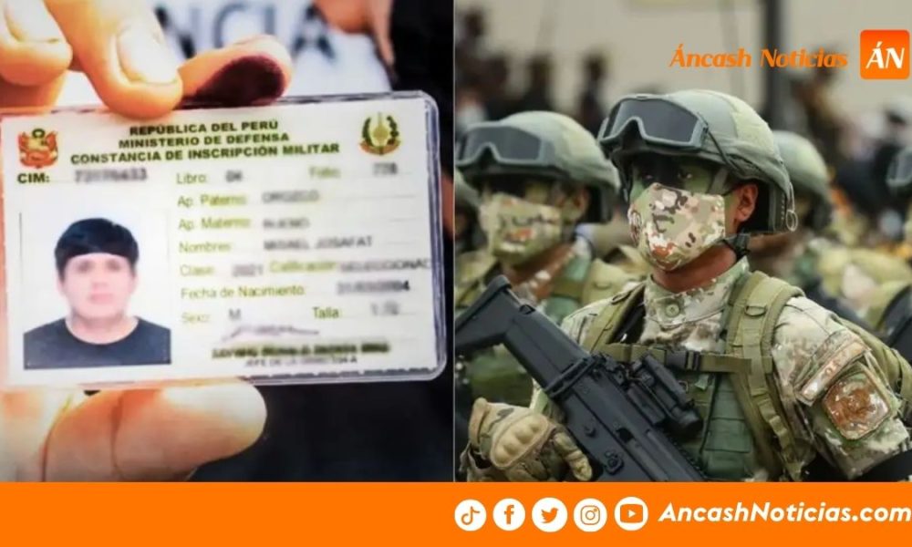 Áncash registra 30 % de jóvenes omisos a la inscripción militar