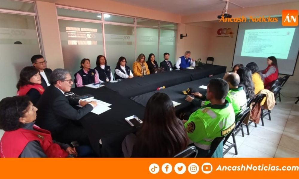Áncash: autoridades coordinan acciones para prevenir conflictos durante proceso electoral