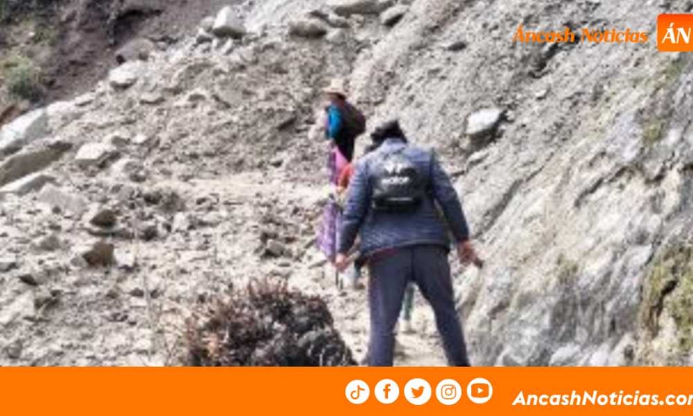 Pallasca: derrumbe bloquea vía departamental en tramo hacia Lacabamba