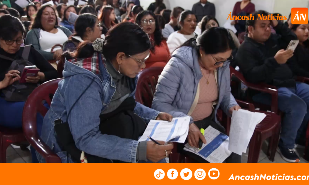 DRE Áncash avanza en segunda fase de adjudicación de plazas docentes para el año escolar