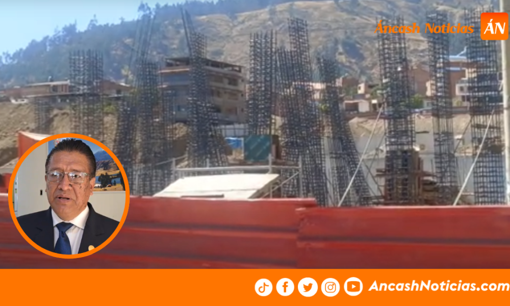 Huaraz: Gerente del Gore anuncia firma de contrato para reactivar obra Santa Rosa de Viterbo