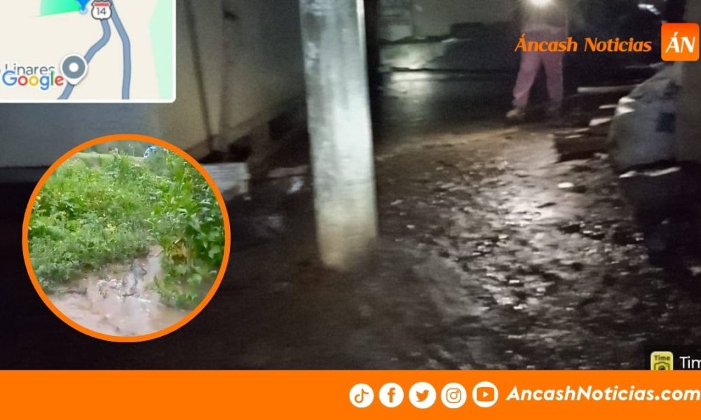 Cinco emergencias por lluvias en Huaraz: alertan peligro latente en Pariacoto