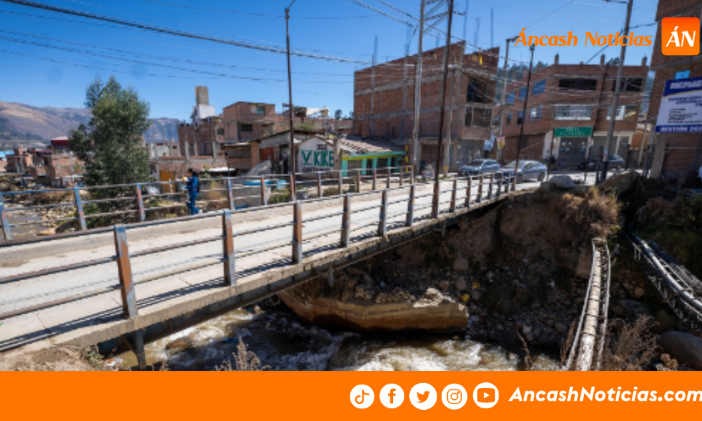 Huaraz: puente Auqui será habilitado en abril tras culminar etapa final