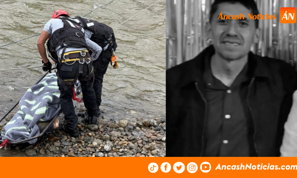 Huaraz: Confirman que el cuerpo hallado en el río Santa es de hombre que cayó al río Quillcay