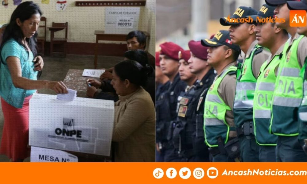 Policía y Ejército resguardarán elecciones primarias en Áncash