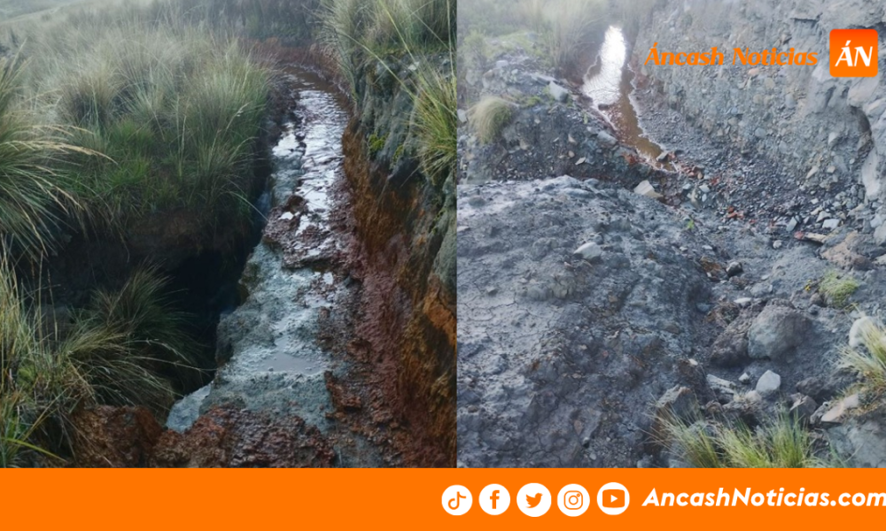 Recuay: lluvias dañan canal de riego en Pariapata