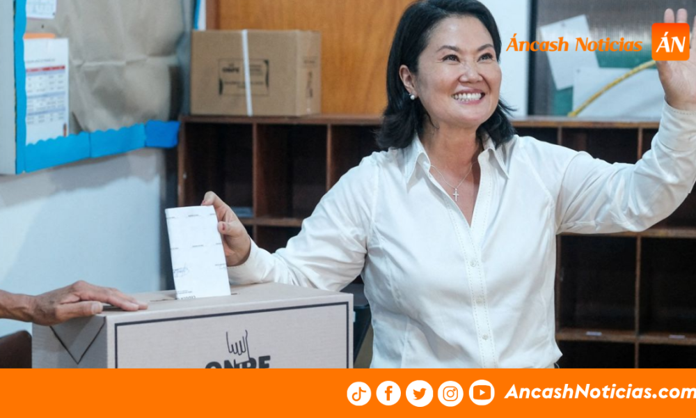 Áncash: Keiko Fujimori lideró votación presidencial con actas al 100%, según ONPE