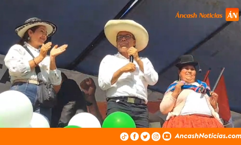 Roberto Sánchez en Huaraz: estas fueron sus propuestas