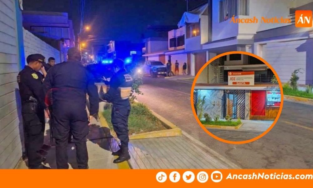 Áncash: Detonan explosivo en inmediaciones del local del Jurado Electoral del Santa