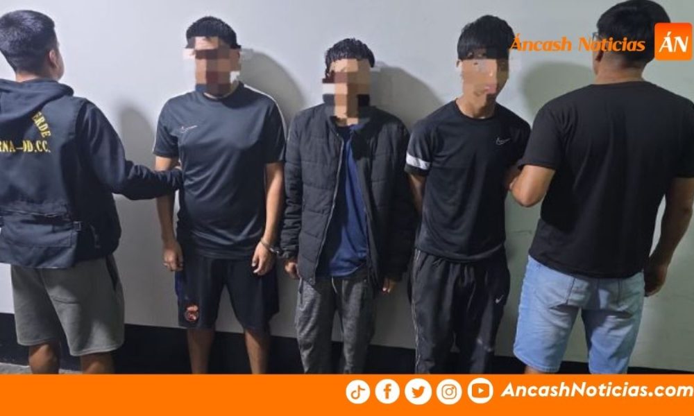 Chimbote: Policía detiene a dos menores y un adulto tras robo de motocicleta