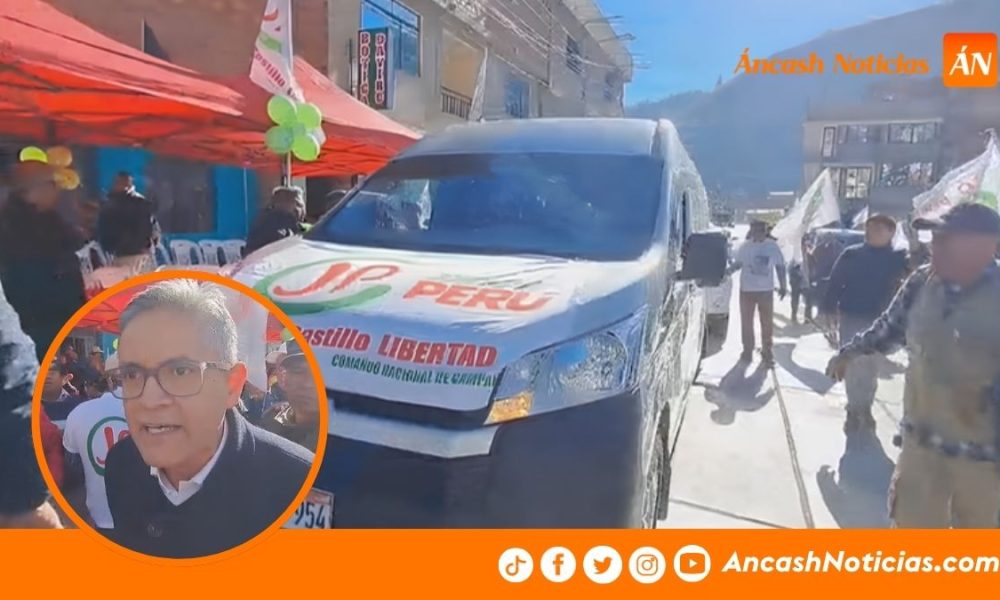 José Domingo Pérez llega a Áncash: “Impulsamos una propuesta democrática con desarrollo humano”.