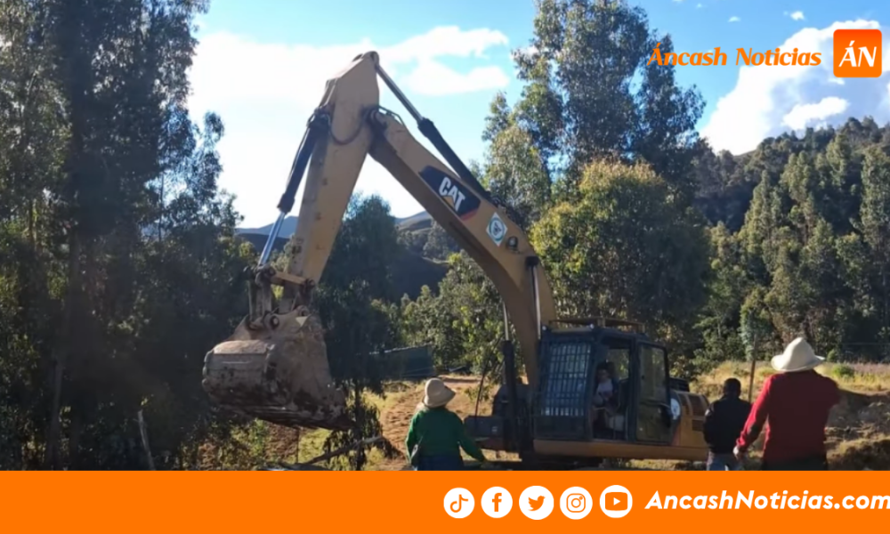 Pomabamba: inician apertura de carretera para conectar Rejraspampa, Alpamayo y Ayrapajcha