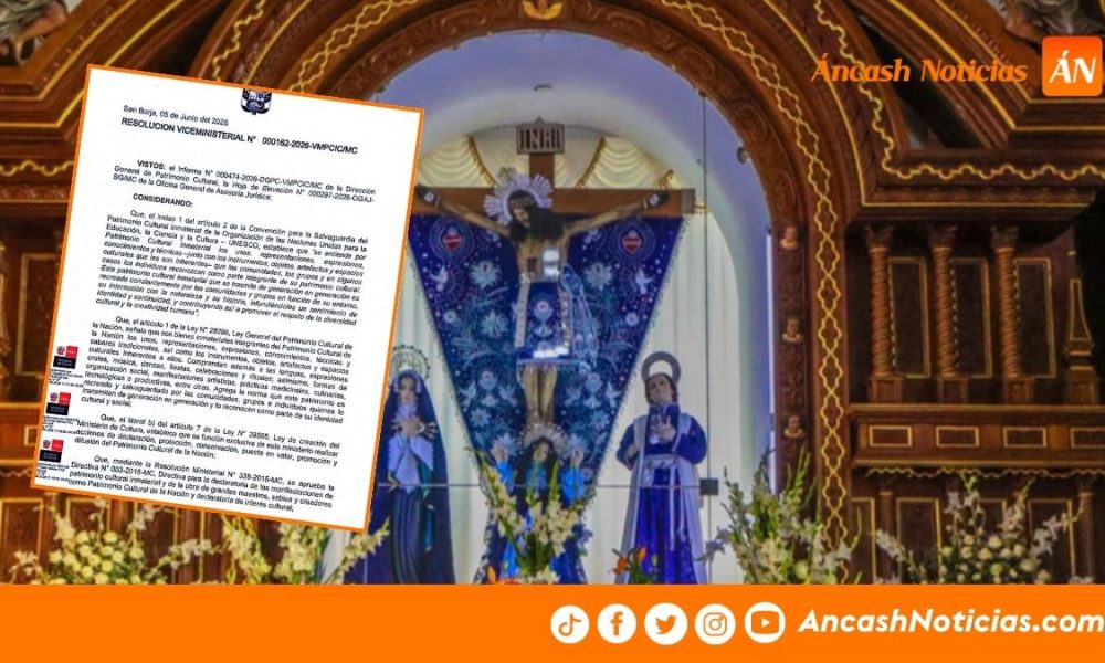 Festividad del Señor de la Soledad ya cuenta con resolución de Patrimonio Cultural de la Nación