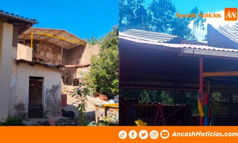 Áncash: Vientos fuertes afectan viviendas e infraestructura educativa en la provincia de Huaylas