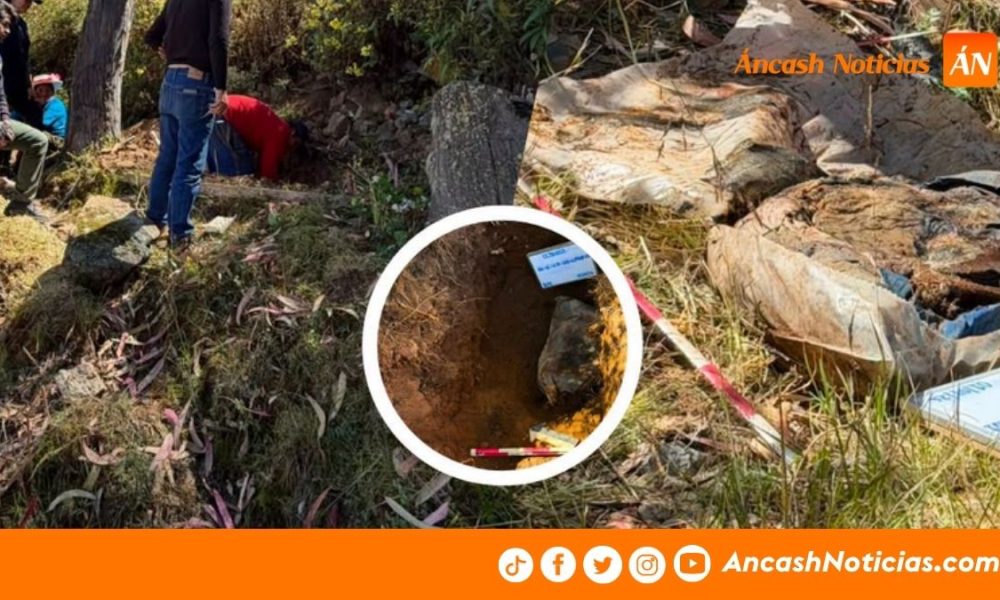 Áncash: Exhumación en San Cristóbal de Raján permite recuperación de restos óseos