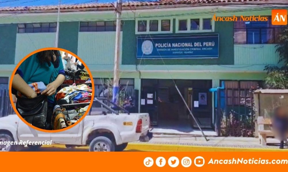 Huaraz: Detienen a mujer investigada por presunto hurto de dinero y mercadería valorizada en S/ 6 mil