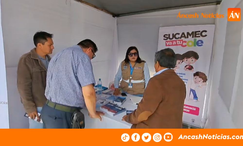 Áncash: SUCAMEC intensifica campaña en colegios para prevenir uso de armas y pirotécnicos