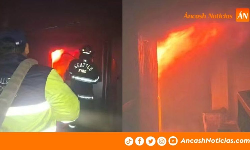 Incendio afecta tercer piso de vivienda en Nuevo Chimbote