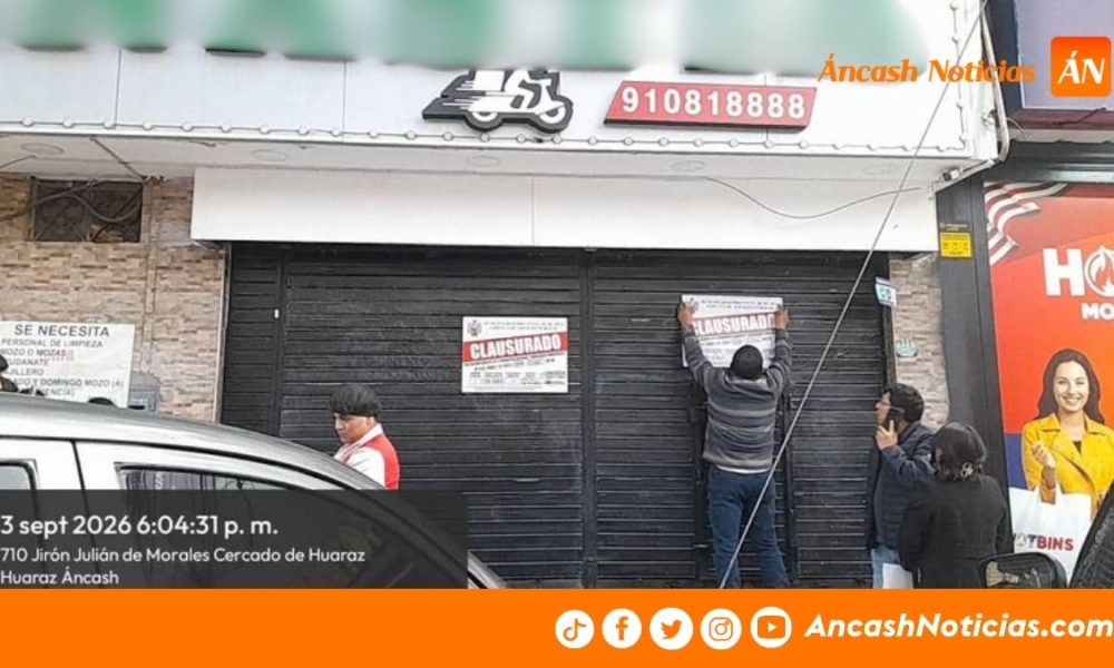 Denuncia de consumidor desencadenó intervención y clausura de chifa en Huaraz