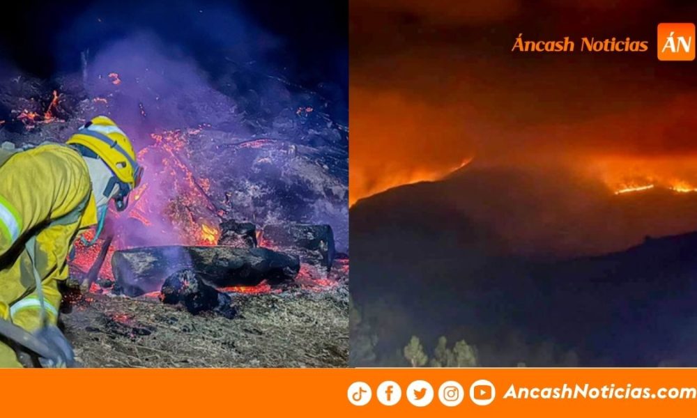 Áncash: Pira y Monterrey registran incendios forestales con afectación de unas 20 hectáreas