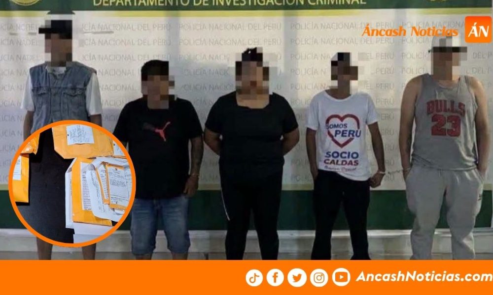 Áncash: Cinco personas detenidas por presunta venta de drogas en Chimbote