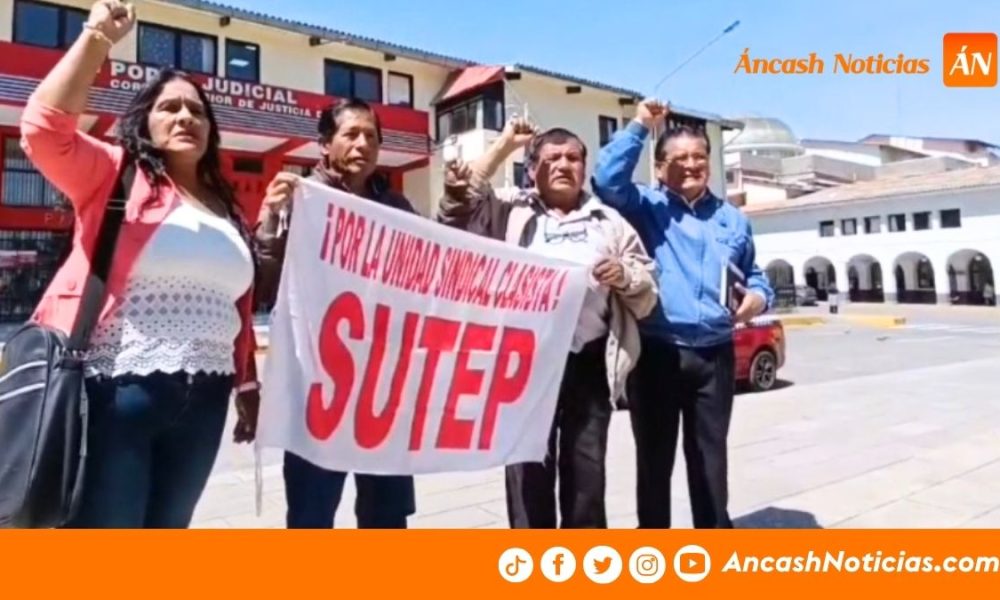 Huaraz: SUTEP convoca paro nacional por presupuesto y pensiones dignas